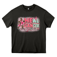 Asphalt heal cancer luke 1 37 Heavy Core Tee - CowGirlArtShop