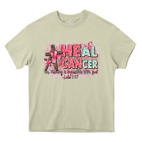 Mossy heal cancer luke 1 37 Heavy Core Tee - CowGirlArtShop