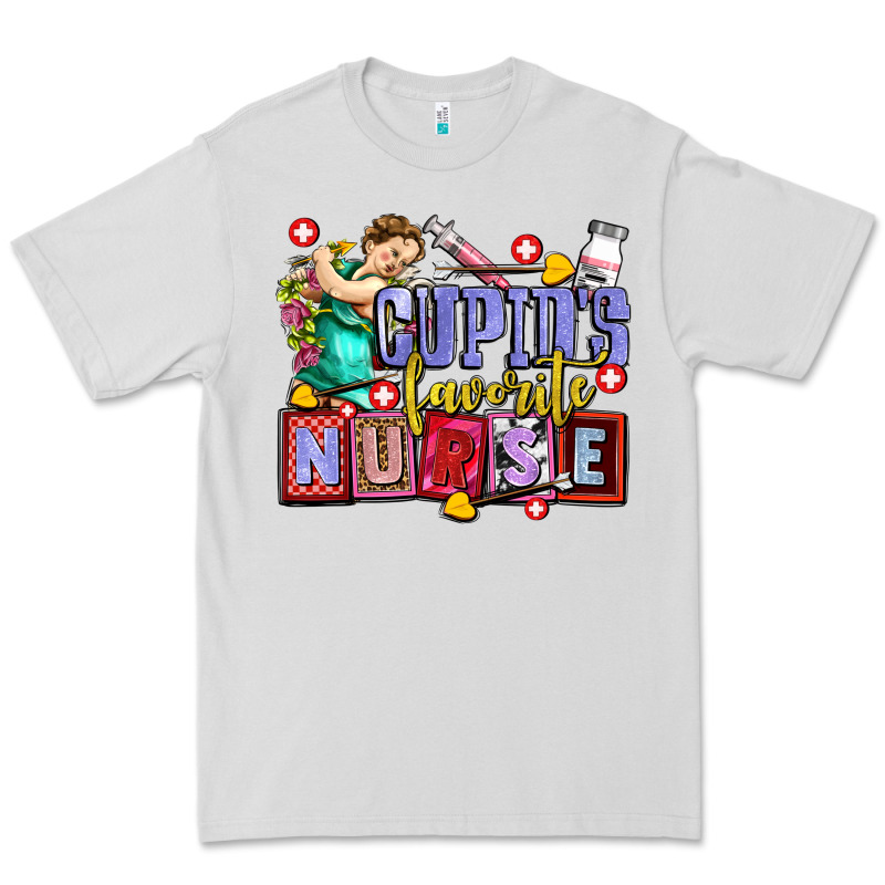 Cupids Favorite Nurse Olivia Premium Tee by OliviaCreatesArt | Teevron