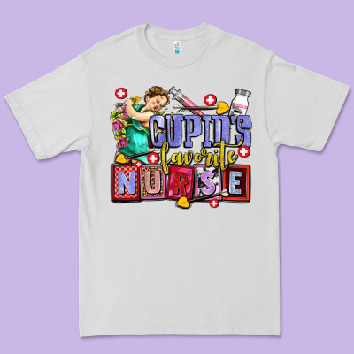Cupids Favorite Nurse Olivia Premium Tee Designed By Oliviacreatesart