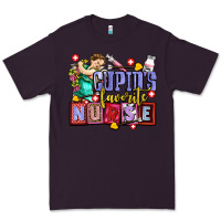 Plum cupids favorite nurse olivia Premium Tee - OliviaCreatesArt