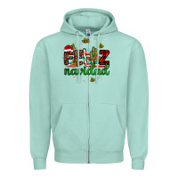 Seafoam feliz navidad Zipper Hoodie - JahusDesignShop