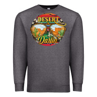 Charcoal Heather desert darlin' sunglassess Premium Sweatshirt - JahusDesignShop