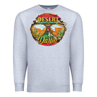 Heather Grey desert darlin' sunglassess Premium Sweatshirt - JahusDesignShop