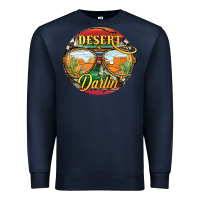 Navy desert darlin' sunglassess Premium Sweatshirt - JahusDesignShop