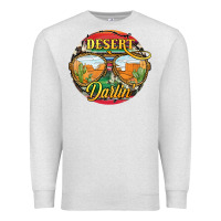 Oatmeal Heather desert darlin' sunglassess Premium Sweatshirt - JahusDesignShop