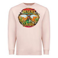 Pale Pink desert darlin' sunglassess Premium Sweatshirt - JahusDesignShop