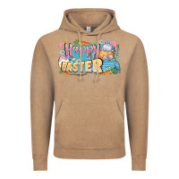 Vintage Coffee Happy Easter Vintage Hoodie - LillyAllenDesigns