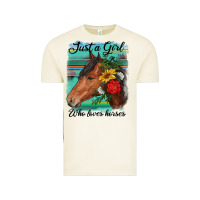 Vintage Arctic just a girl who loves horseshoe Vintage Tee - RanaPortraitStore