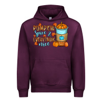 Mauve Wine Pumpkin spice and everything nice Urban Hoodie - RanaPortraitStore
