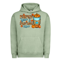 Pigment Oil Green Pumpkin spice and everything nice Urban Hoodie - RanaPortraitStore