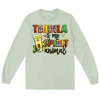 Matcha tequila is my spirit animal Long Sleeve Tee - LillyAllenDesigns