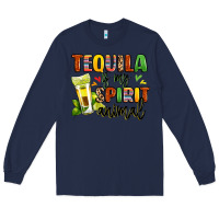 Navy tequila is my spirit animal Long Sleeve Tee - LillyAllenDesigns