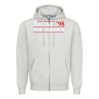 Dove Grey barlet for america Zipper Hoodie - maiPhamDesign