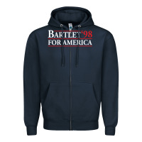 Navy barlet for america Zipper Hoodie - maiPhamDesign