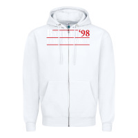 White barlet for america Zipper Hoodie - maiPhamDesign