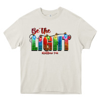Cream be the light matthew 5 14 Heavy Core Tee - CowGirlArtShop