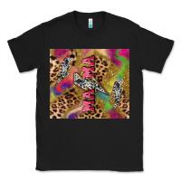 Black Colorful leopard lightning bolt tumbler mother's Classic Tee - HowdyJamesFarm