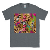 Charcoal Heather Colorful leopard lightning bolt tumbler mother's Classic Tee - HowdyJamesFarm