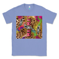 Colony Blue Colorful leopard lightning bolt tumbler mother's Classic Tee - HowdyJamesFarm