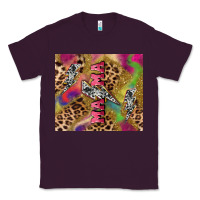 Plum Colorful leopard lightning bolt tumbler mother's Classic Tee - HowdyJamesFarm