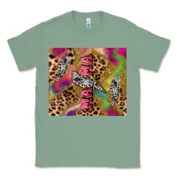 Sage Colorful leopard lightning bolt tumbler mother's Classic Tee - HowdyJamesFarm