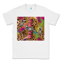 White Colorful leopard lightning bolt tumbler mother's Classic Tee - HowdyJamesFarm