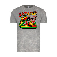 Cloud Rock sneaker girl Vintage Tee - FaDigitalArtStudio