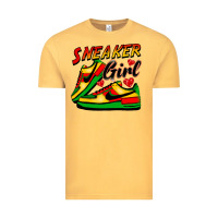 Vintage Mustard sneaker girl Vintage Tee - FaDigitalArtStudio