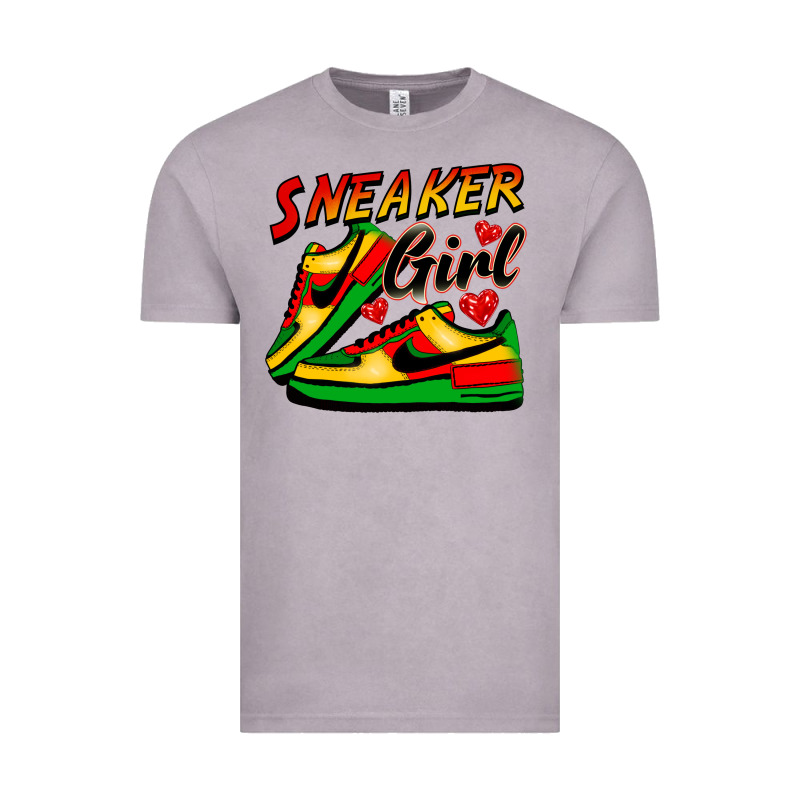 Sneaker Girl Vintage Tee by FaDigitalArtStudio | Teevron