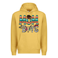 Antique Gold mom of boys Premium Hoodie - CowhideDigitalArt