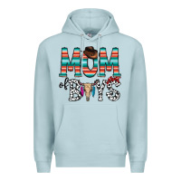 Blue Mist mom of boys Premium Hoodie - CowhideDigitalArt