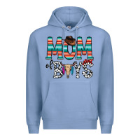 Colony Blue mom of boys Premium Hoodie - CowhideDigitalArt