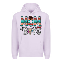 Lilac mom of boys Premium Hoodie - CowhideDigitalArt