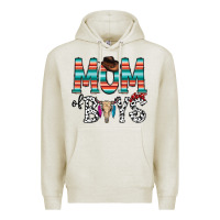 Oatmeal Heather mom of boys Premium Hoodie - CowhideDigitalArt