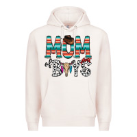 Pale Pink mom of boys Premium Hoodie - CowhideDigitalArt