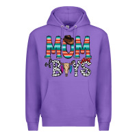 Purple mom of boys Premium Hoodie - CowhideDigitalArt