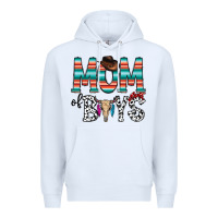White mom of boys Premium Hoodie - CowhideDigitalArt