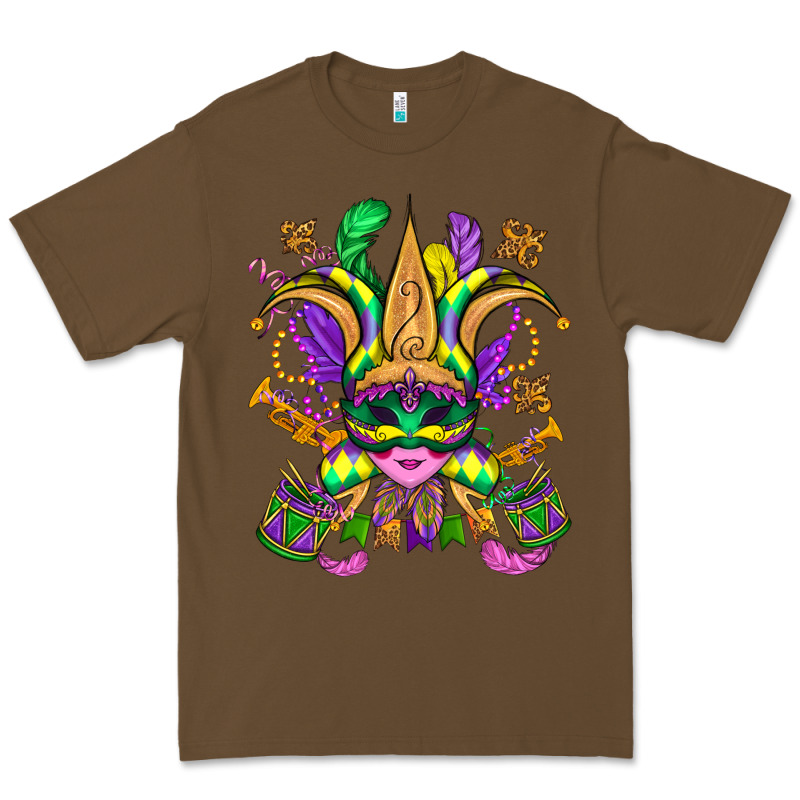Mardi Gras Mask Premium Tee by OliviaCreatesArt | Teevron