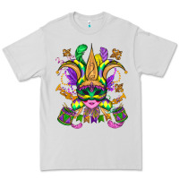 Dove Grey mardi gras mask Premium Tee - OliviaCreatesArt
