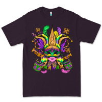 Plum mardi gras mask Premium Tee - OliviaCreatesArt