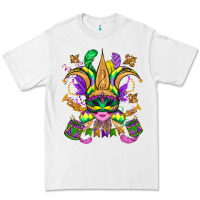 White mardi gras mask Premium Tee - OliviaCreatesArt
