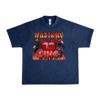 Navy Valentine's Day Wild Thing You Make My Heart Sing Urban Heavy Tee - FaDigitalArtStudio
