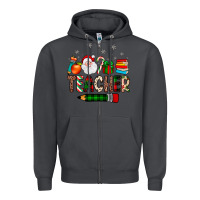 Smoke teacher Christmas Zipper Hoodie - JahusDesignShop