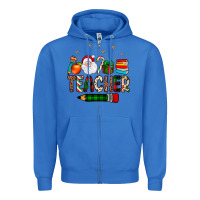 True Royal teacher Christmas Zipper Hoodie - JahusDesignShop