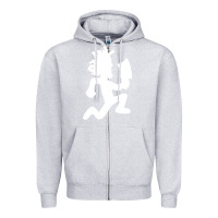 Heather Grey hatchetman Zipper Hoodie - maiPhamDesign