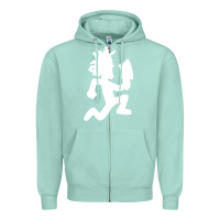 Seafoam hatchetman Zipper Hoodie - maiPhamDesign