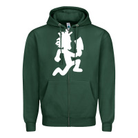 Sports Green hatchetman Zipper Hoodie - maiPhamDesign