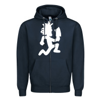 Navy hatchetman Zipper Hoodie - maiPhamDesign