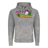 Cloud Rock Stay Spooky Vintage Hoodie - CowhideDigitalArt